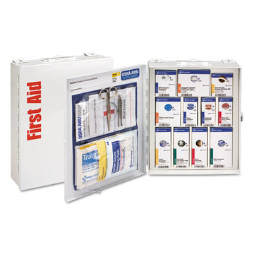 First Aid Only™ Ansi 2015 Smartcompliance General Business First Aid Station Class A, No Meds, 25 People, 94 Pieces, Metal Case freeshipping - TVN Wholesale